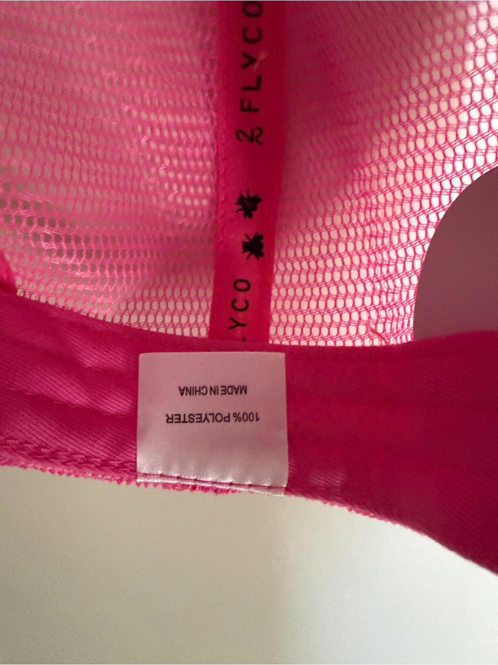 Pink wavy western cap pop Two-Tone Trucker Hat with western Embroidered Logo - Picture 3 of 4